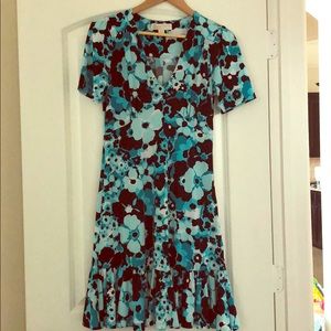 Floral Matte-Jersey Dress